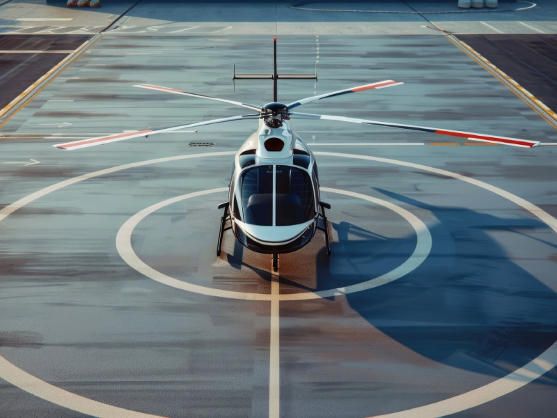 Helikopter Pisti Boyama